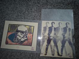 Stormtrooper and Han Solo AP Litho from RYCA : STAR WARS