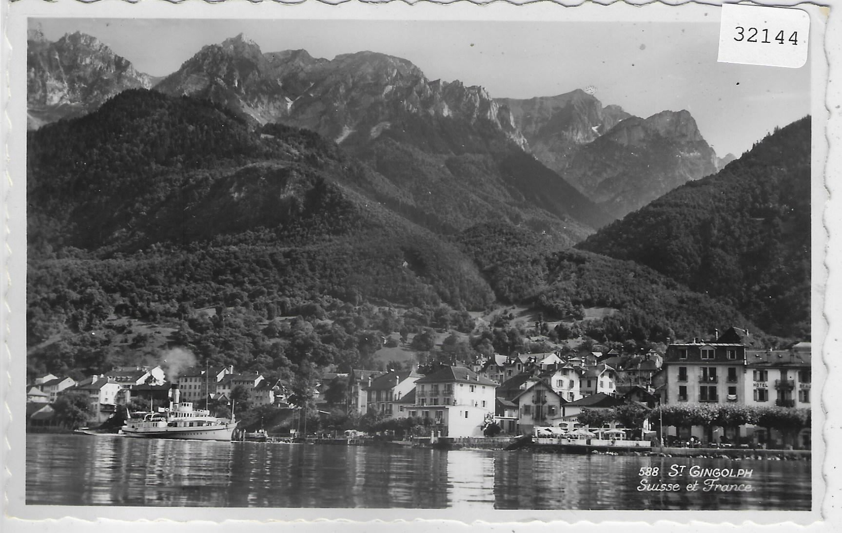 Cartoline postali: St. Gingolph - Suisse et France – Usato da Ettingen venduto da Kartenplanet