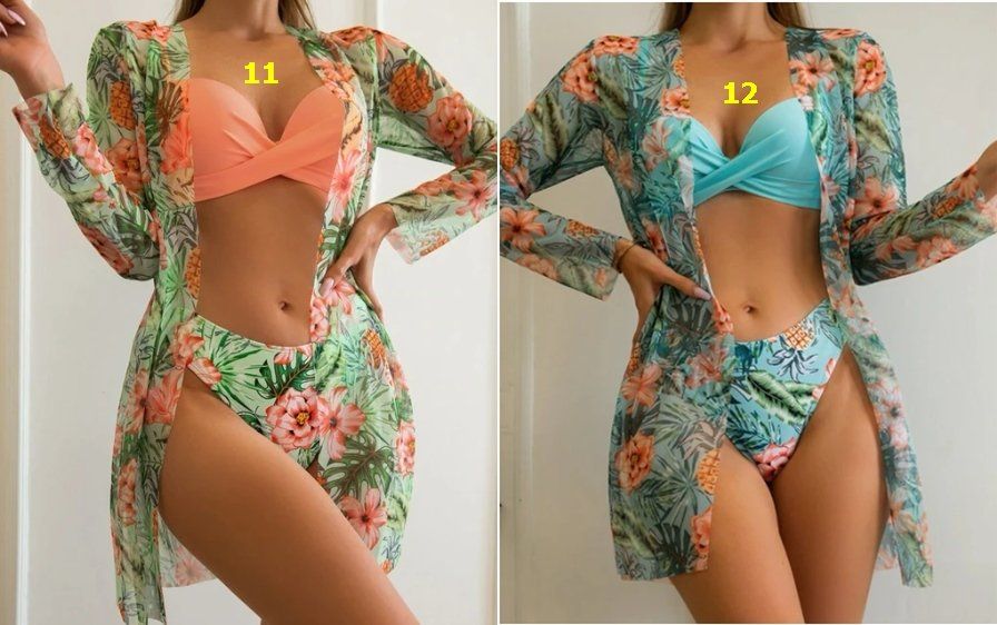 Costumi da bagno & Bikini: Badeanzug Kimono mit Bikini – Nuovo e nell'imballaggio originale da Amriswil venduto da Ravinvida 6
