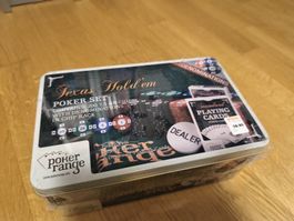 Texas Hold'em Pokerset, neu & originalverpackt