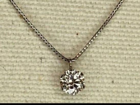 Catenine: Collier Platin 900 mit Diamant 0,3 neu! – Nuovo (secondo la descrizione) da Schiers venduto da bak007