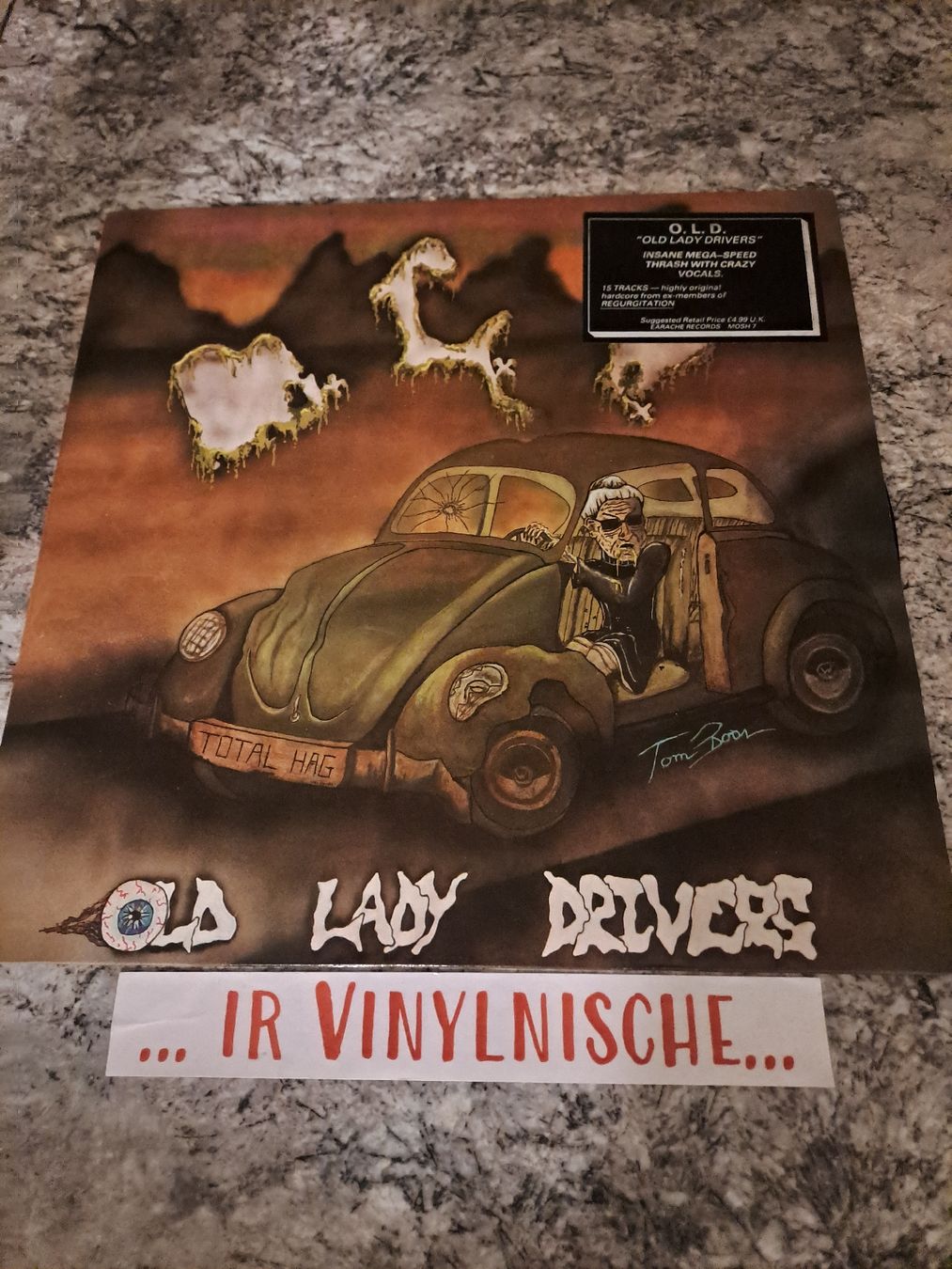 Schallplatten: LP  O. L. D.  "Old Lady Drivers" EARACHE – Gebraucht aus Uetendorf von Essiggurken