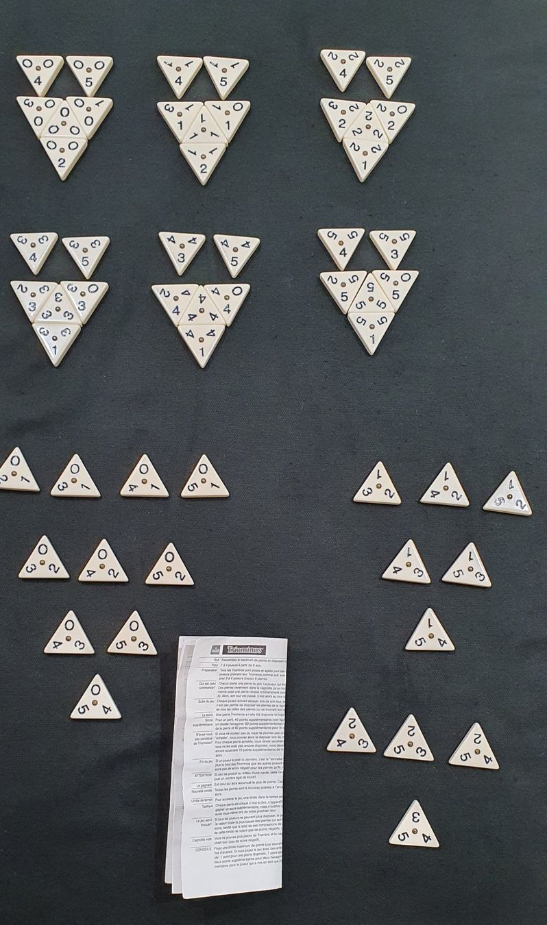 Giochi: Neuwertiges Triominos - 56 Teile – Usato da Jona venduto da VivianPatrick