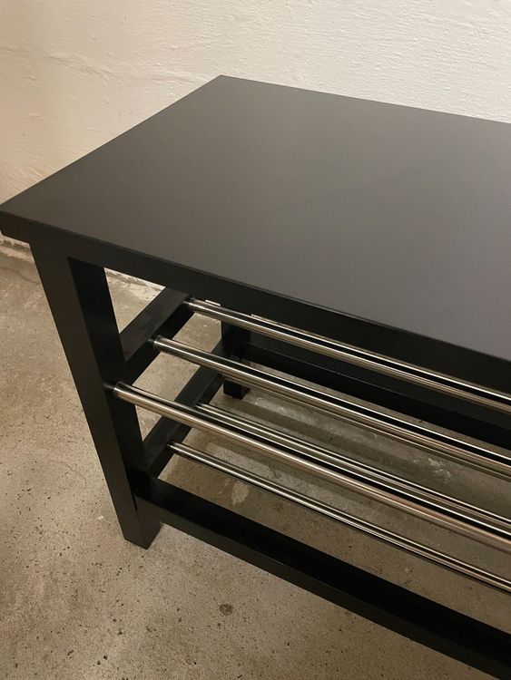Ikea Tjusig Schuhregal, schwarz Kaufen auf Ricardo