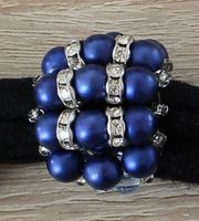 Fingerring blau