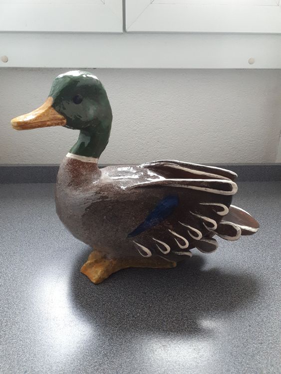 Porzellan Ente für in Garten Kaufen auf Ricardo