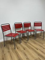 4er Set Gartenstühle stapelbar (restauriert)