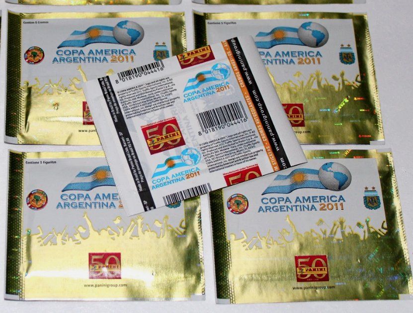 Panini Carte collezionabili: 2011 panini copa america 2011, 1x  wunderschöne tüte – Nuovo e nell'imballaggio originale da Oberglatt ZH venduto da paninistickersworld