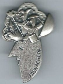 Basler Plaketten & Abzeichen: Fasnachtsplakette Basel, "Blaggedde" 2006 (Silber) – Gebraucht aus Zürich von t24_de