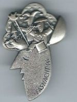 Fasnachtsplakette Basel, "Blaggedde" 2006 (Silber)