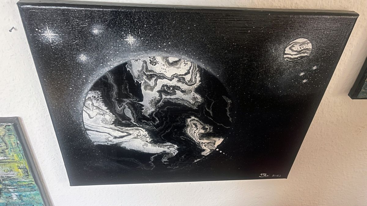 Poster & Bilder: Acryl Pouring 50/40 cm – Gebraucht aus Trimbach von Alessia75 1