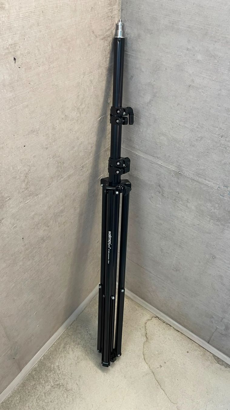Treppiedi & Teste: Walimex Pro WT-806 Lampenstativ mit Tasche 256 cm – Usato da Glattpark(Opfikon) venduto da Carpri 3