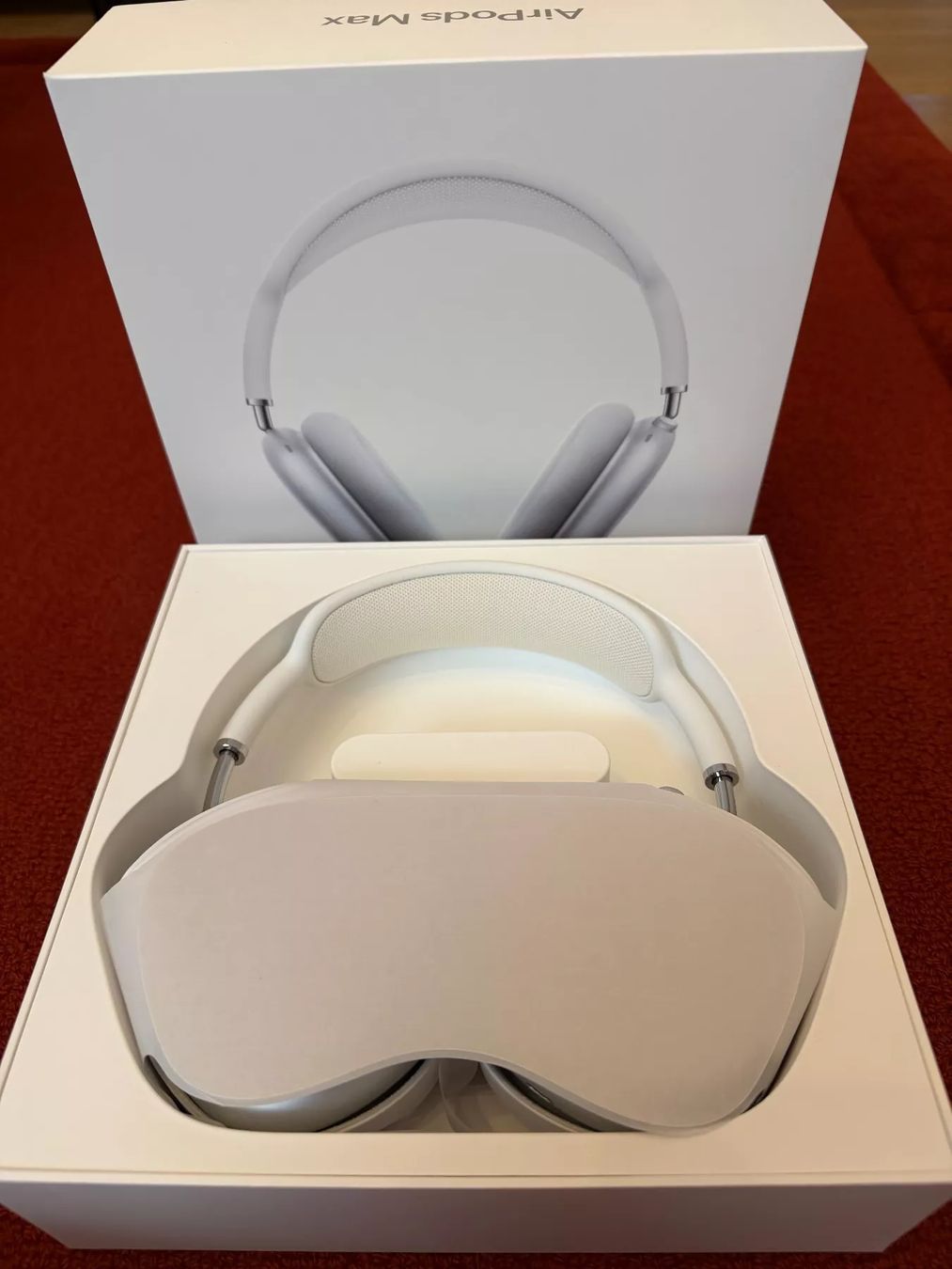 Apple Cuffie: Apple AirPods Max Silber Lightning OVP + Smart Case – Usato da Galgenen venduto da Chris02661002