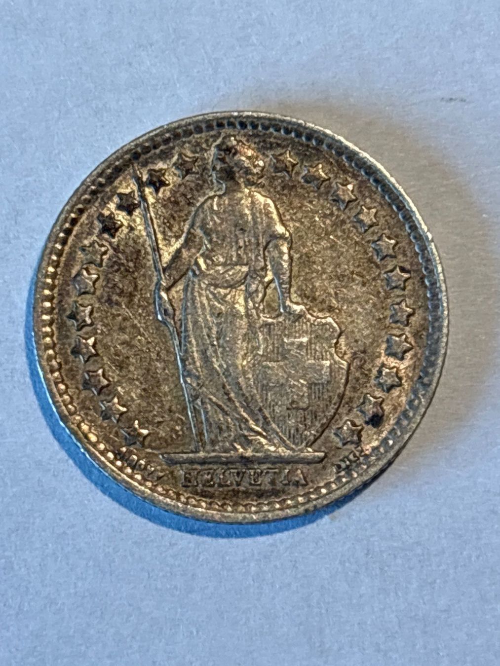 Tutti le monete: 1/2 Fr. Münze 1940 – Usato da Salvenach venduto da Haeseli59 1