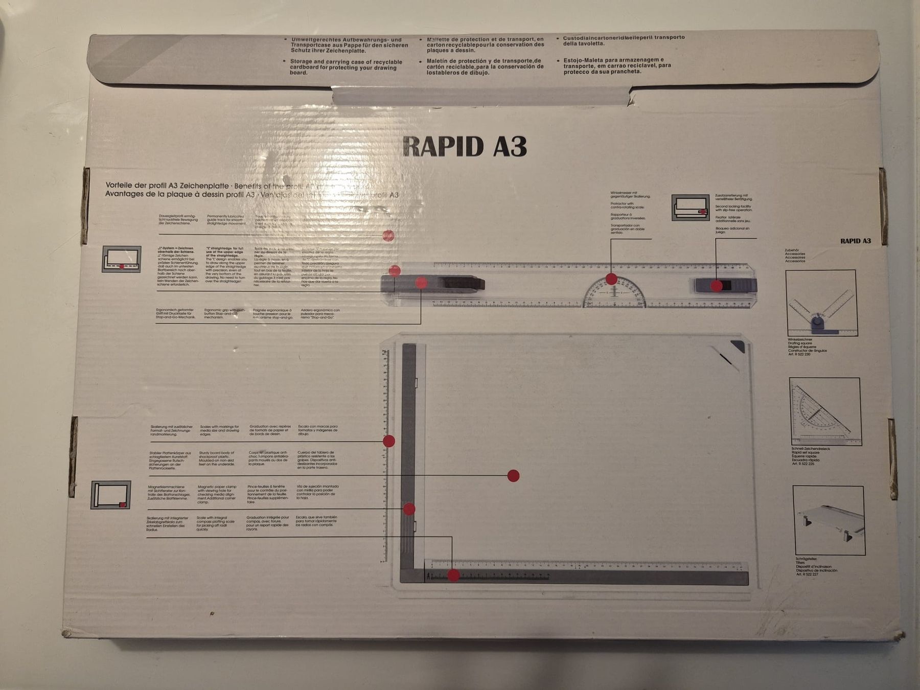 Sonstiges Schreiben & Zeichnen: Rapid A3 Schnellzeichenplatte – Neu (gemäss Beschreibung) aus Zug von Roses0 1