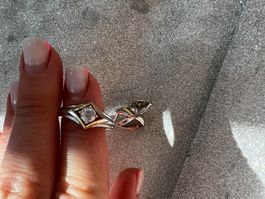 Silber Ohrringen 925+ Ring 16