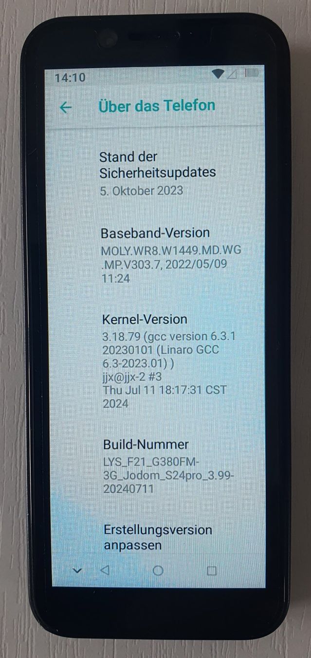 Telefoni cellulari / Smartphones: Smartphon: Jodom Model S24 pro 3G - Android / 406 – Nuovo e nell'imballaggio originale da Grenchen venduto da sale.manager 6