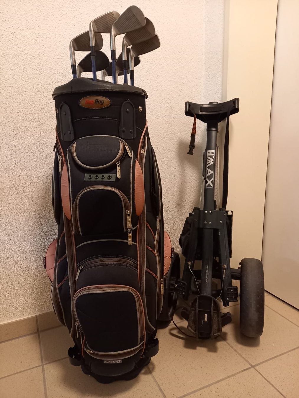 Mazze & Set: Golfschläger-Set Bagboy mit Trolley gebraucht – Usato da Gockhausen venduto da Lu_99