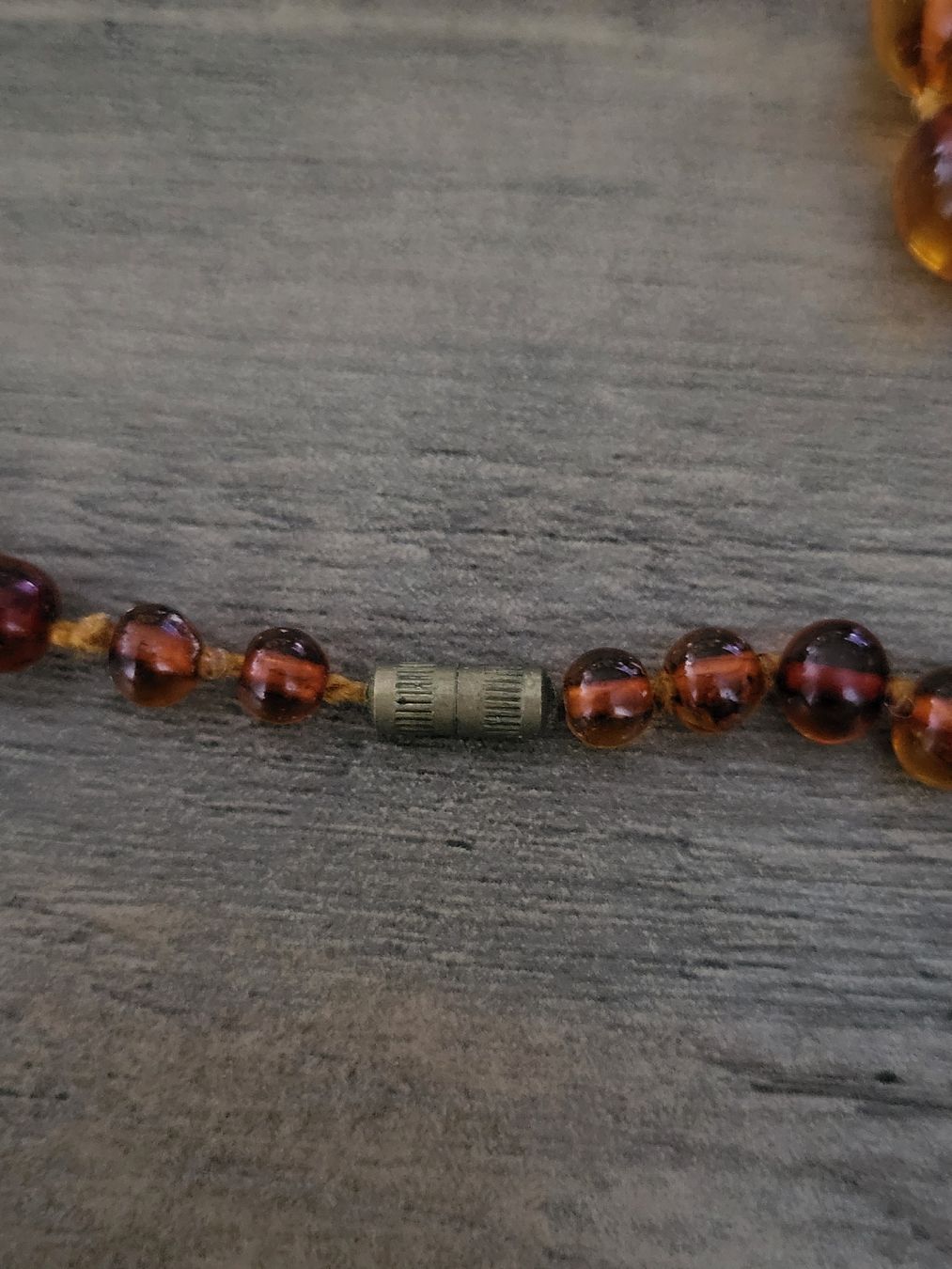 Catenine: Elegante Bernstein Kette🧡 – Usato da Unterägeri venduto da Altgoldschmuck 5