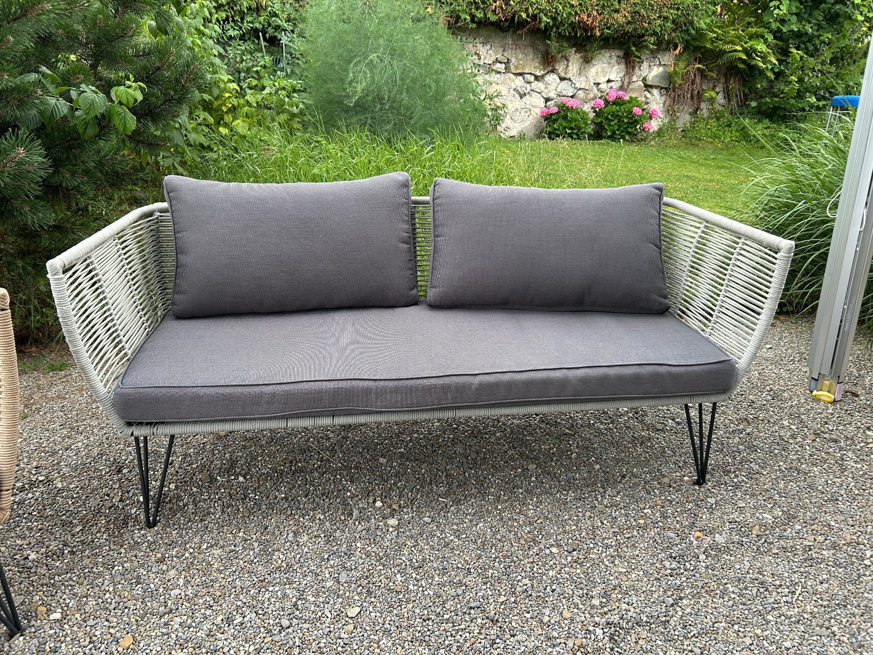 Sofas: Gartenlounge (2er-Sofa und Sessel) – D'occasion à Auw par westwind_2007 2