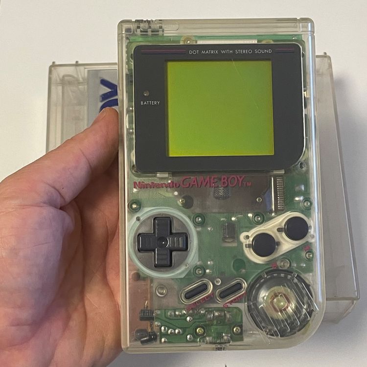 Gameboy Classic Transparent + Box original (Gebraucht) in Mollis für ...