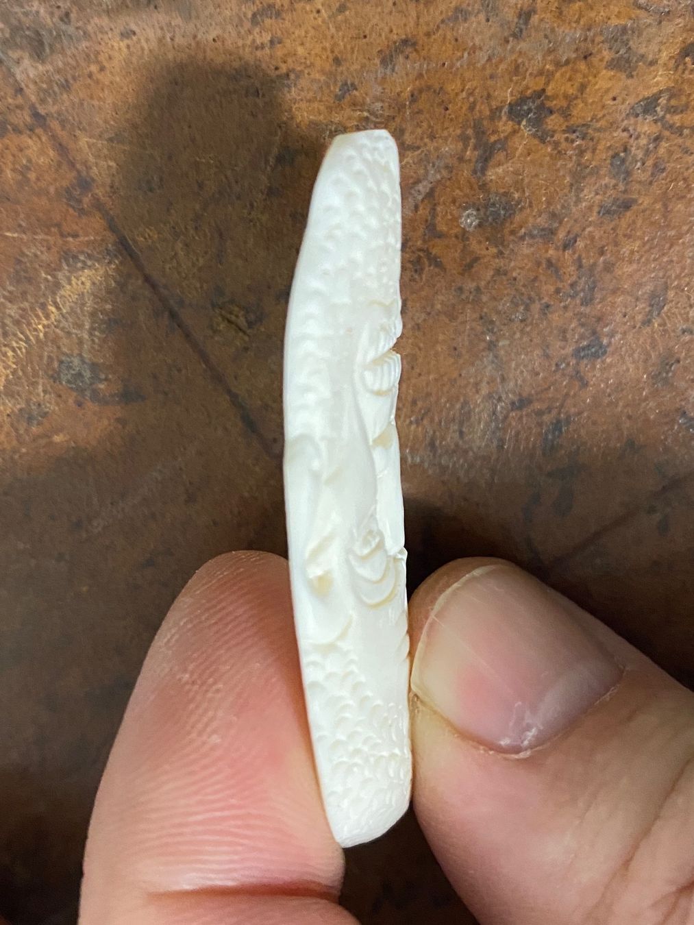 Sculture & Statue: Memento Mori geschnitzt aus Hirschhorn – Usato da Berikon venduto da Samurai67ch 2