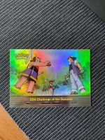 Pokemon Ash Misty Battle Holo Rainbow Topps Series 2