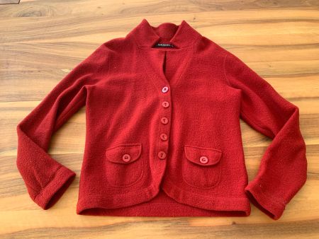 Betty Barclay Knitwear weinrote Blazer / Jacke Grösse 36
