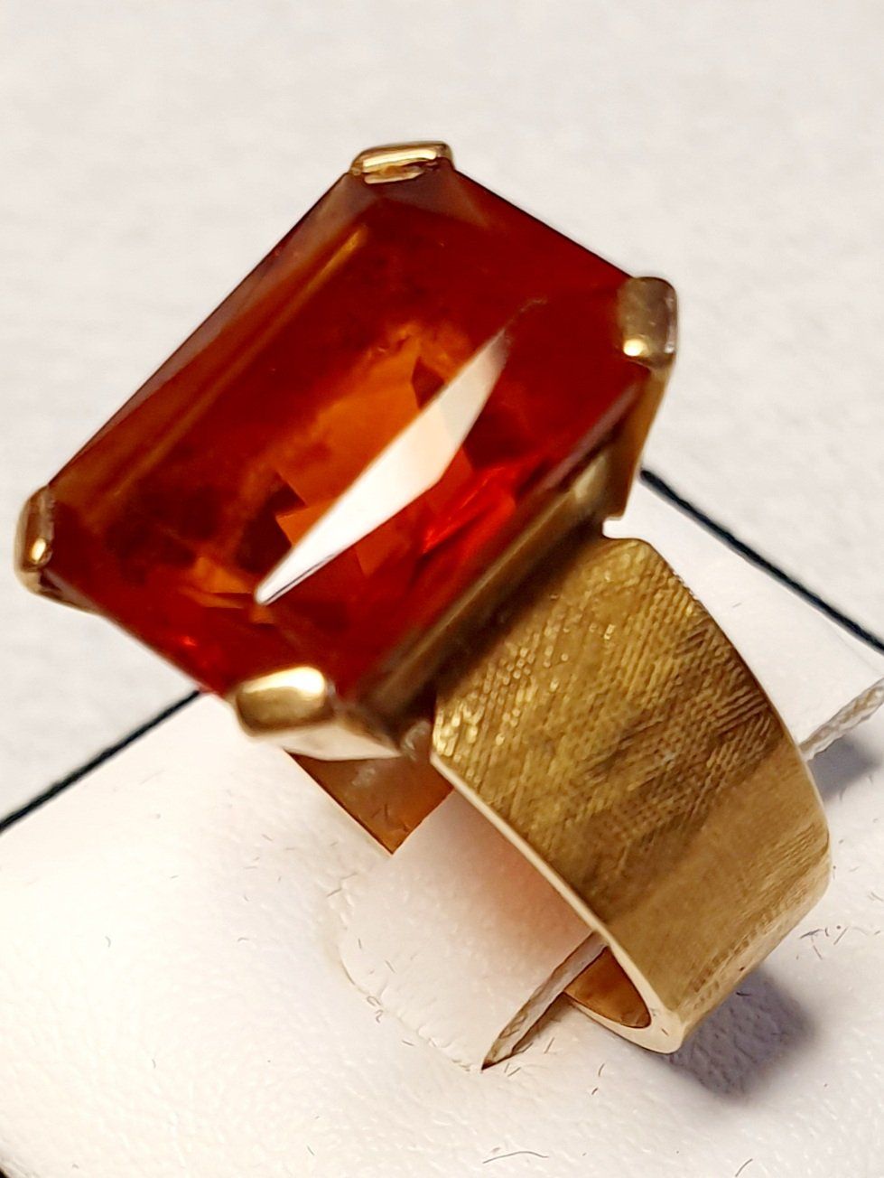 Anelli: Gold Fingerring – Nuovo e nell'imballaggio originale da Zürich venduto da adriben 7