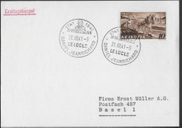 1941 FDC Anbauwerk Nr. 252 o LE LOCLE sehr schön Top ab 1.-