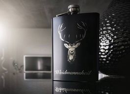 Flachmann Jagd Rothirsch