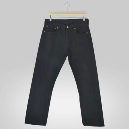 Levi's 501 Jeans – Schwarz/Dunkelgrau – Gr. W32 L30 – Klassi