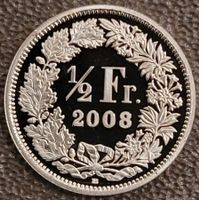 50 Rappen 2008 pp / aus Münzsatz / in einer Münzkapsel