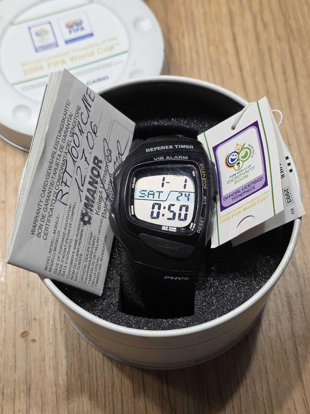 Casio Orologi: Casio RFT-100WC FIFA 2006 édition – Usato da Kreuzlingen venduto da Diri9 3