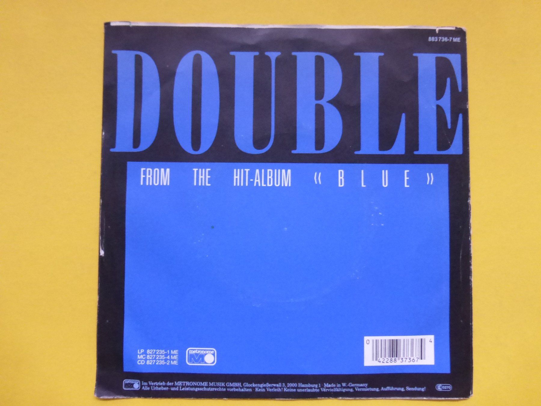 Schallplatten: Double – Tomorrow – Gebraucht aus Zürich von Swiss57 1