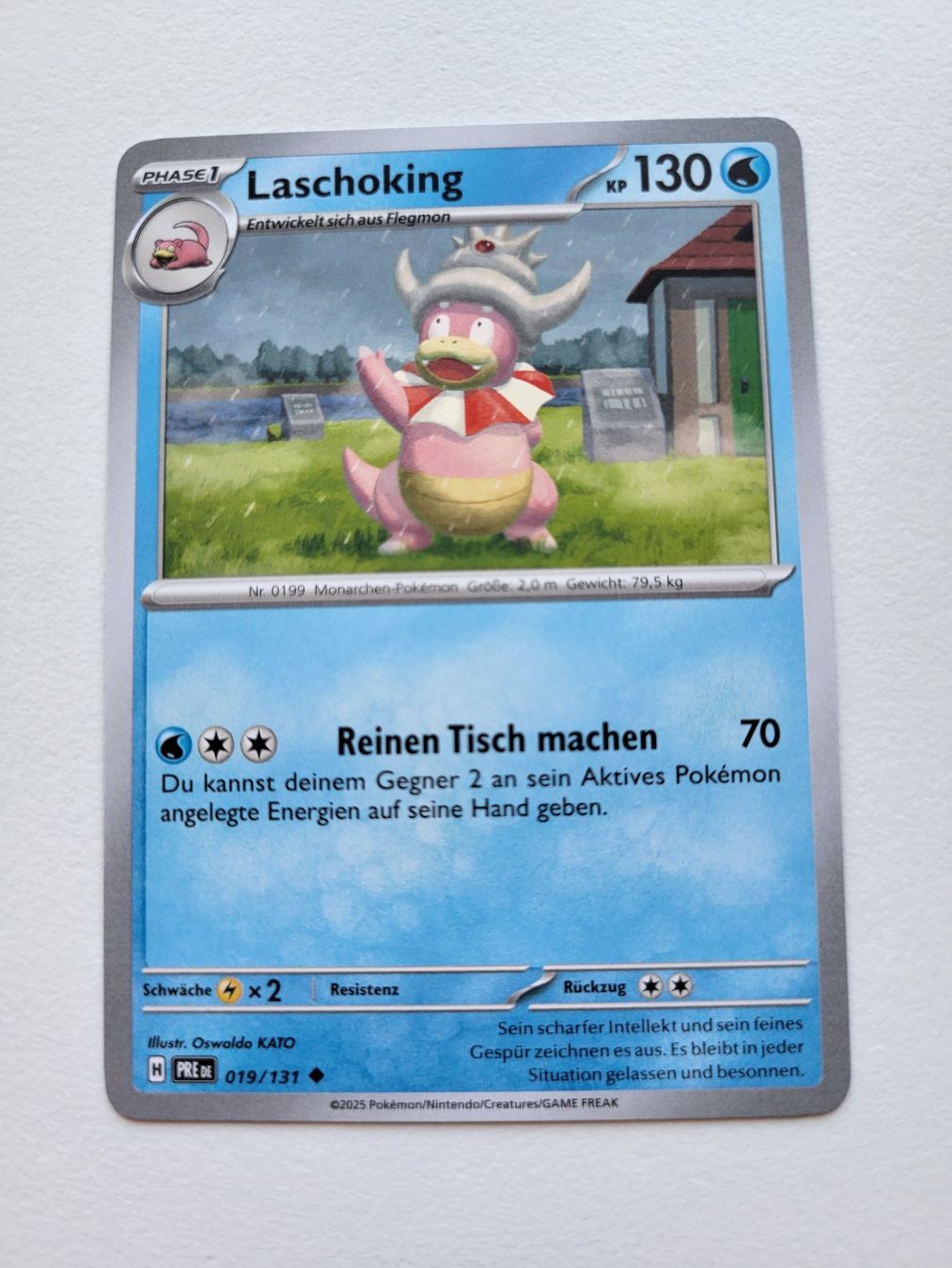 Pokémon Carte collezionabili: Laschoking / Slowking (Prismatic Evolutions 019/131) – Usato da Erlenbach ZH venduto da ram_mjn5
