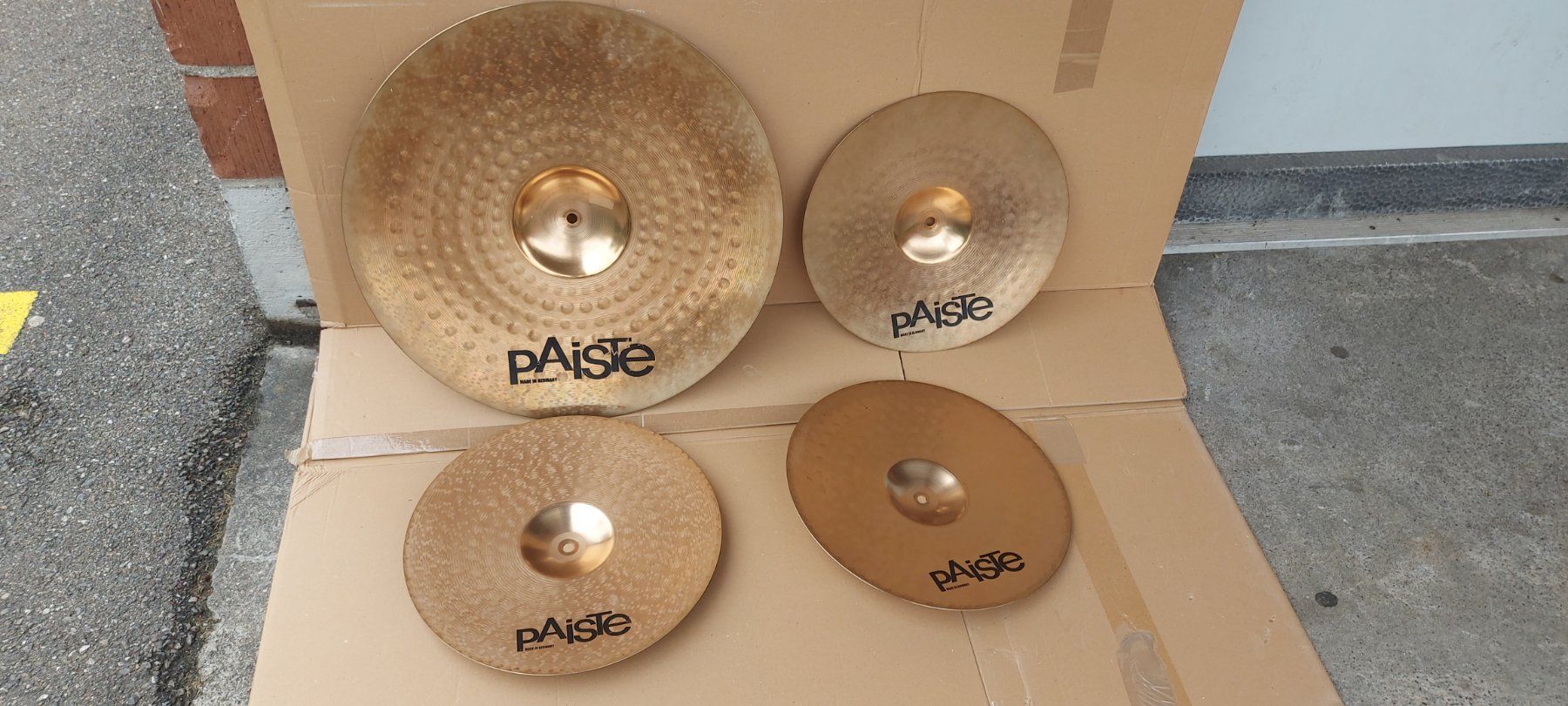 Paiste Strumenti musicali: Paiste 502 Plus Becken Set 20", 14", 14" – Usato da Glattbrugg venduto da Swissmusik 4