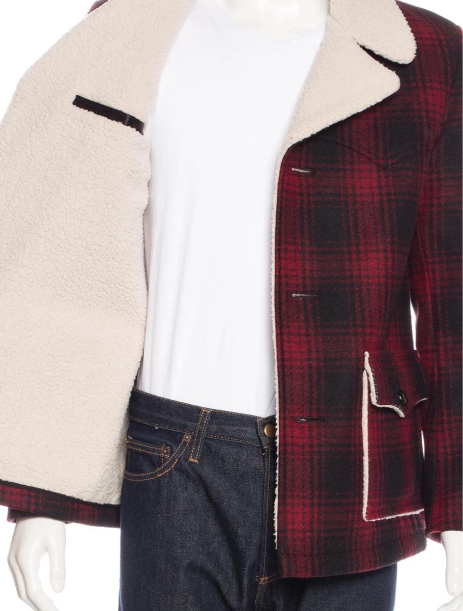 Saint Laurent Mäntel: (Finales Schnäppchen) Saint Laurent Shearling Wool Jacket – Gebraucht aus Langenthal von TrendHub 2