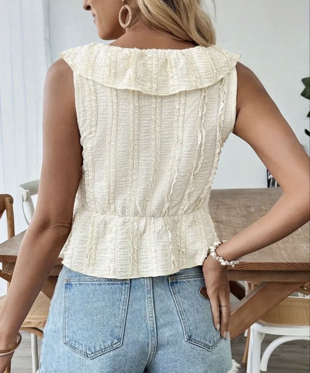 Top: Boho Ruffle Top - S – Usato da Zürich venduto da Flao_78376 4