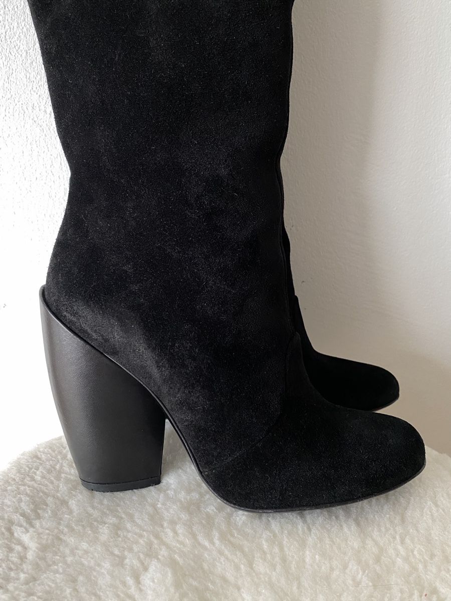 Scarpe da donna: Pollini Black Suede Knee High Boots, Size 36 – Usato da Münchringen venduto da loo_b7bd 3