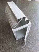 Teelicht Laterne, grau, neu, Top Zustand