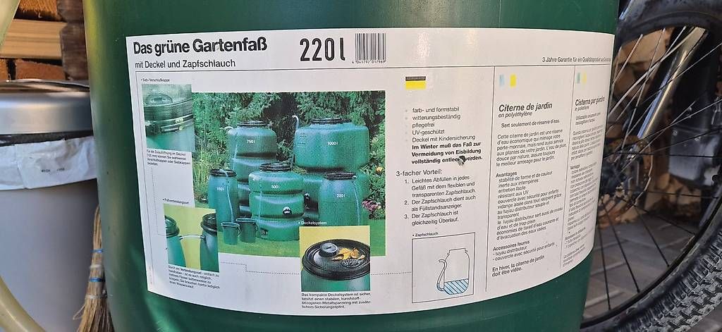 Humidifier & Arroser: Regenfass – D'occasion à Schänis par 1234567890ABCDEF 1