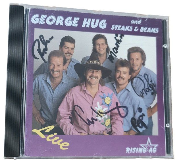 CDs: George Hug & Steaks & Beans - live (CD, mit Autogrammen) – Gebraucht aus Wilen b. Wollerau von morethanmusic