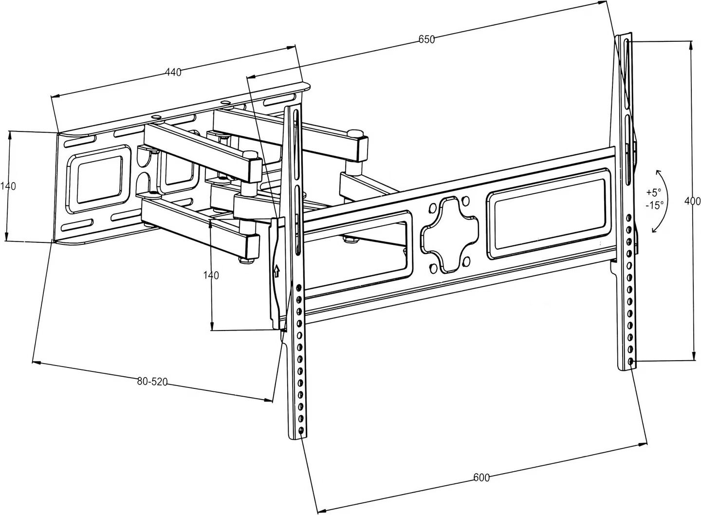 Fixations: TV Wandhalterung tectake – D'occasion à Kloten par Abi_ 2