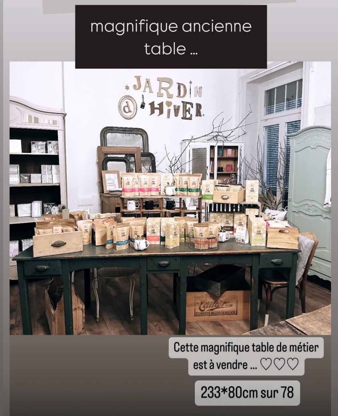 Tavoli: magnifique ancienne, table de métier – Usato da Rue venduto da Stephanie0107