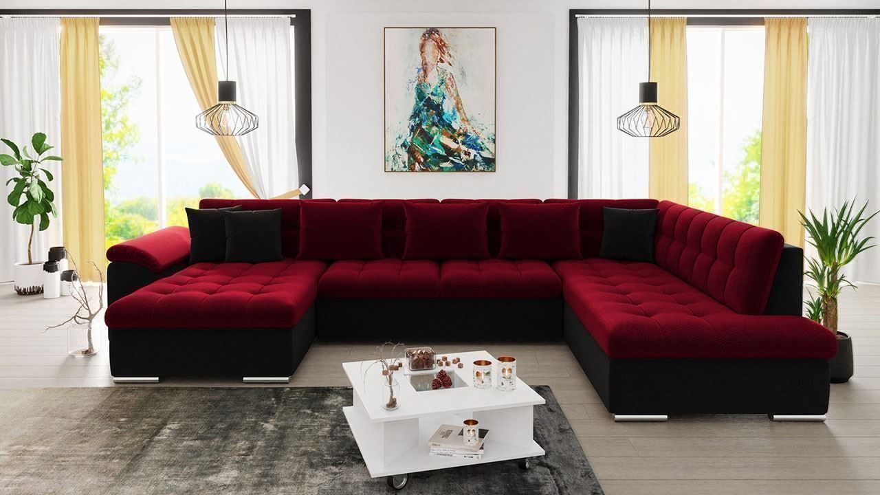 Sofas: Wohnlandschaft Rechts Sofa mit Bettkasten + Schlaffunktion – Neu und originalverpackt aus Wallenwil von toesstal-vertrieb 2
