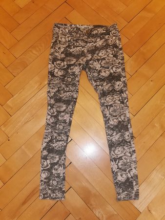 Rosen Print Hosen Topshop Moto W30 L32 slim fit Skinny Jeans