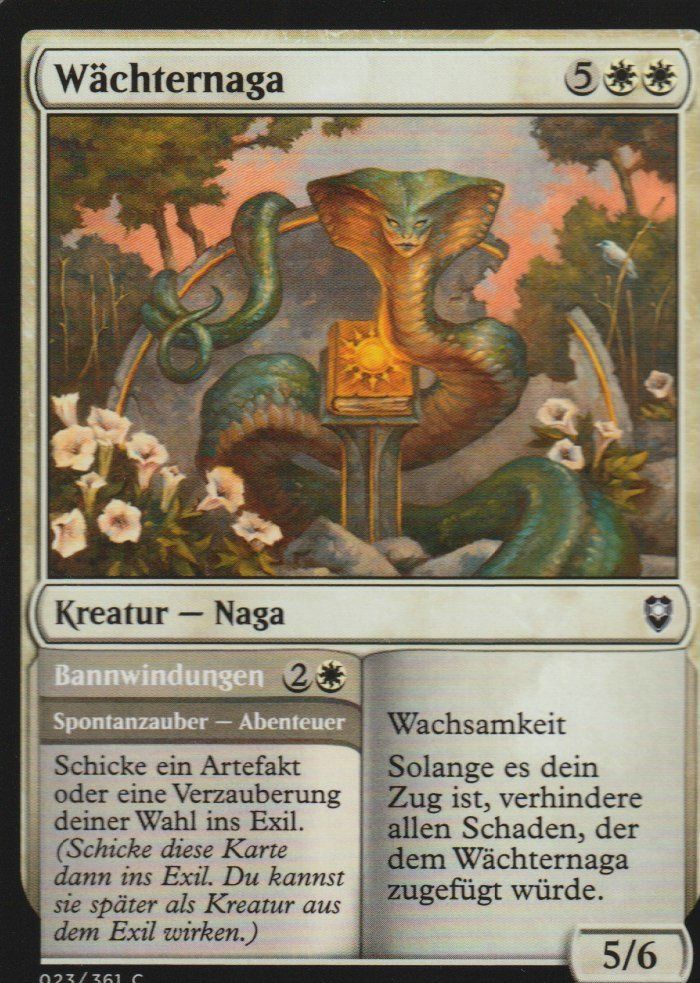 Magic The Gathering Carte collezionabili: TCG Magic The Gathering MTG CLB  023 Wächternaga – Nuovo (secondo la descrizione) da Vezia venduto da Aquarius_Age