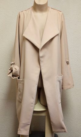 Eleganter Forever 21 Mantel/Cardigan Nude Beige – Gr. S