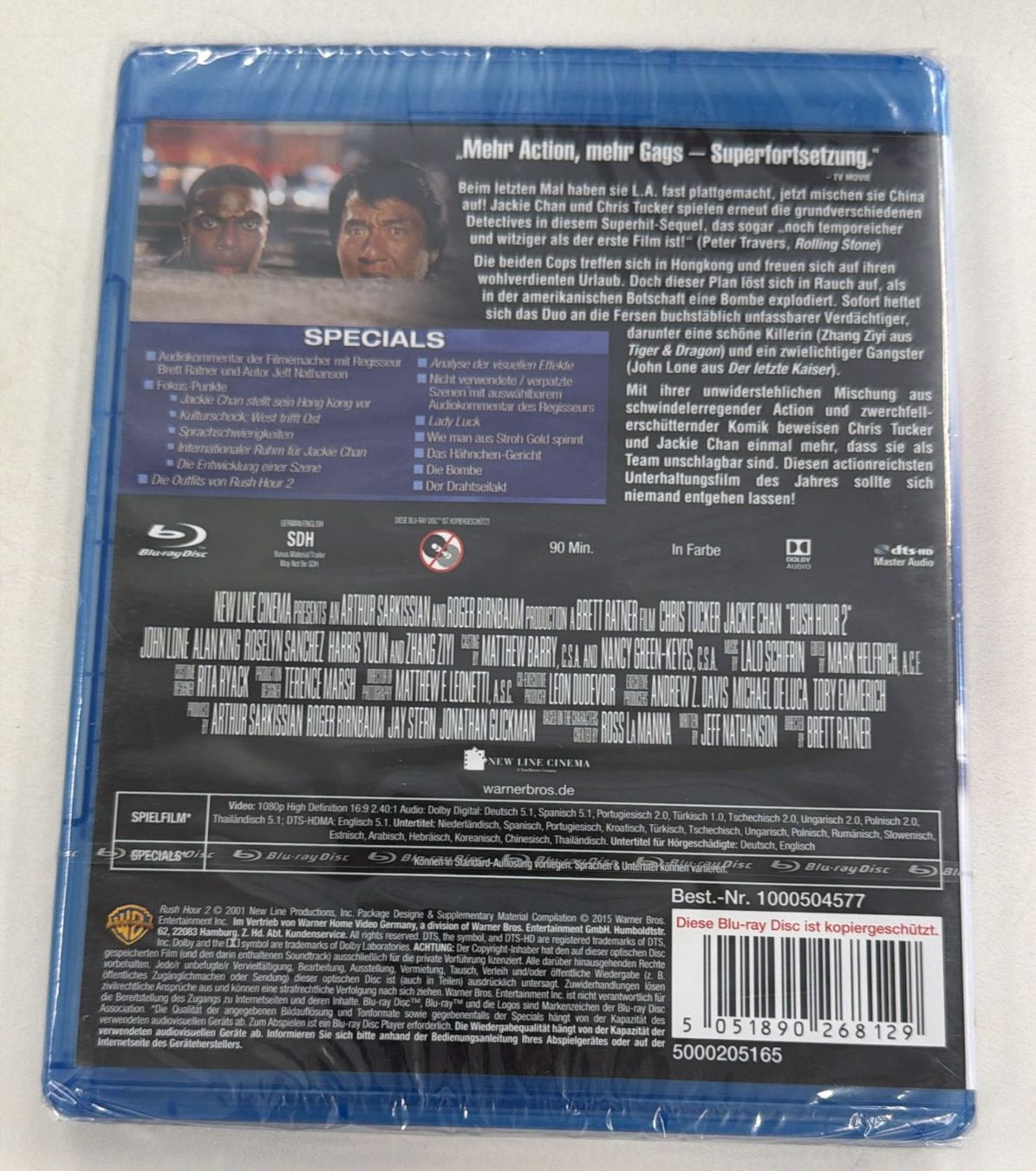 Tous les DVDs: RUSH HOUR 2 BLU-RAY – Neuf avec emballage d'origine à Zürich par freioccasionen 1